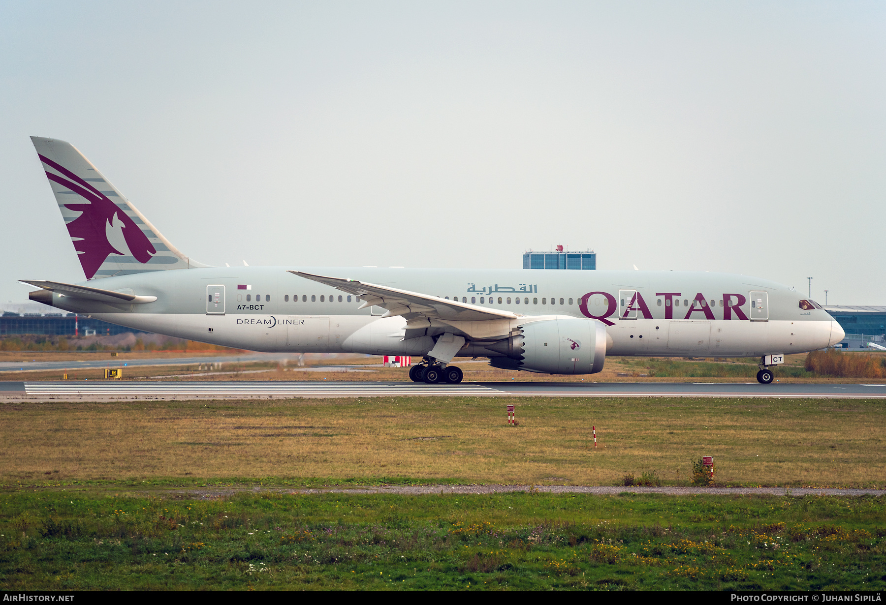 Aircraft Photo of A7-BCT | Boeing 787-8 Dreamliner | Qatar Airways | AirHistory.net #398127