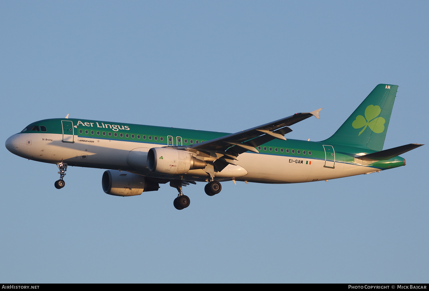 Aircraft Photo of EI-GAM | Airbus A320-214 | Aer Lingus | AirHistory.net #398147