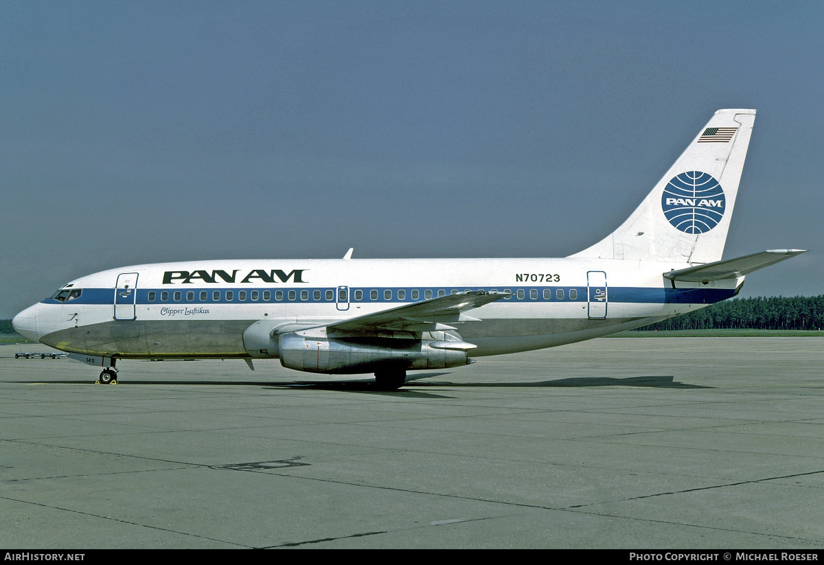 Aircraft Photo of N70723 | Boeing 737-297/Adv | Pan American World Airways - Pan Am | AirHistory.net #398149