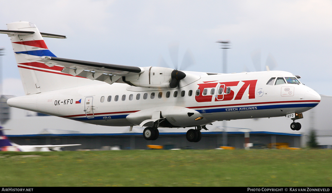 Aircraft Photo of OK-KFO | ATR ATR-42-500 | ČSA - Czech Airlines | AirHistory.net #398160