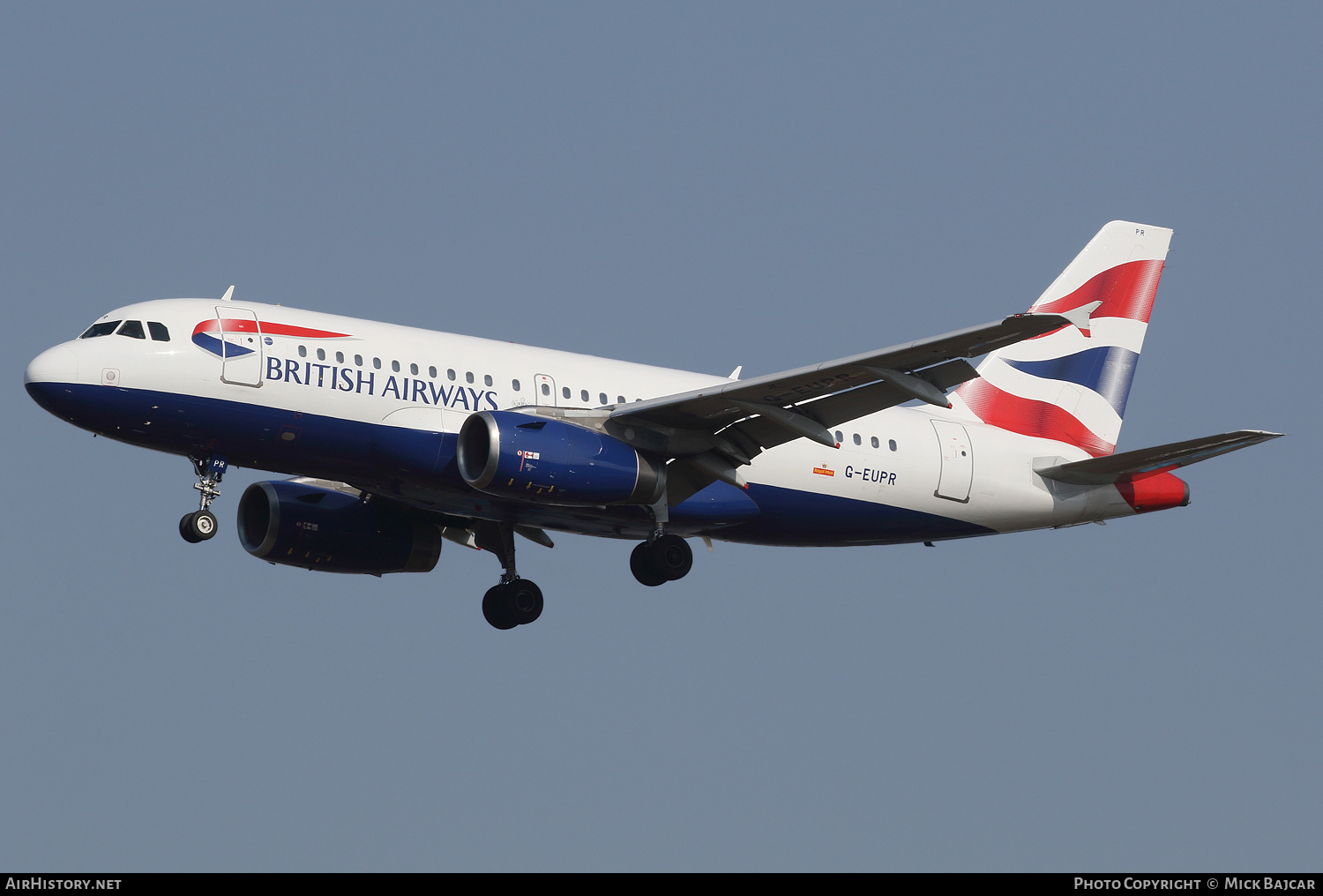 Aircraft Photo of G-EUPR | Airbus A319-131 | British Airways | AirHistory.net #398178