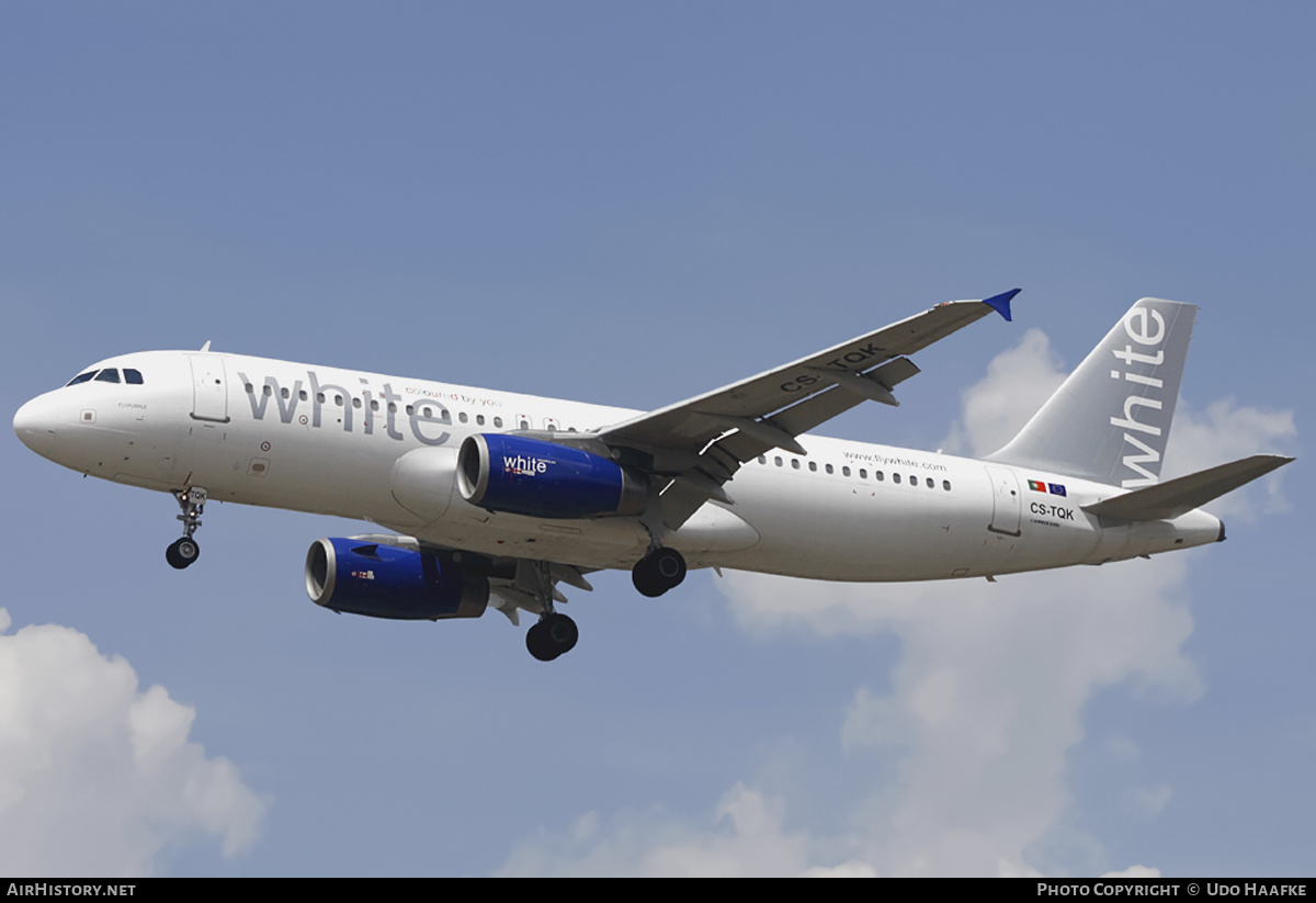 Aircraft Photo of CS-TQK | Airbus A320-232 | White Airways | AirHistory.net #398182