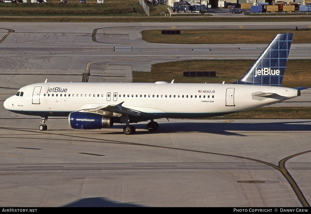 Aircraft Photo of N552JB | Airbus A320-232 | JetBlue Airways | AirHistory.net #398187
