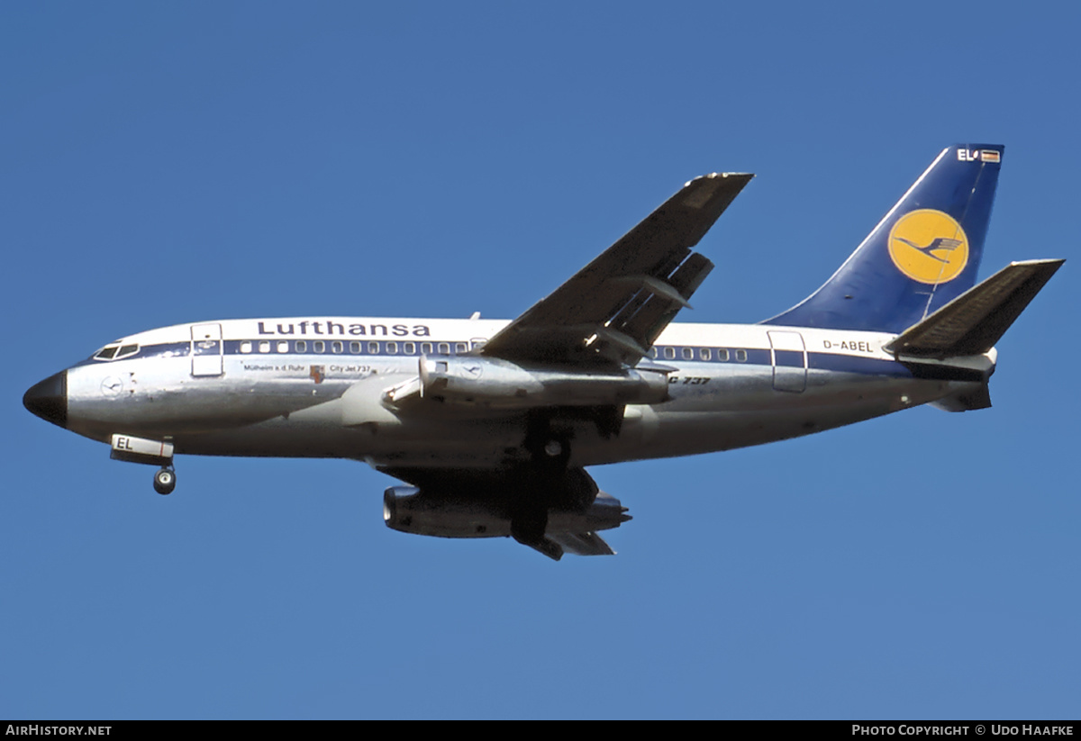 Aircraft Photo of D-ABEL | Boeing 737-130 | Lufthansa | AirHistory.net #398196