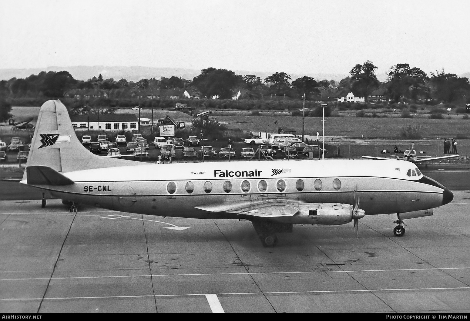 Aircraft Photo of SE-CNL | Vickers 784D Viscount | Falconair | AirHistory.net #398262