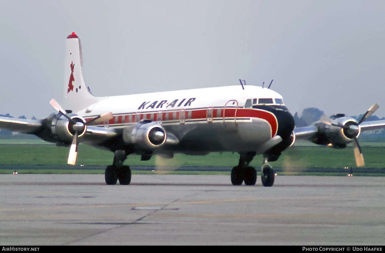 Aircraft Photo of OH-KDA | Douglas DC-6B(ST) | Kar-Air | AirHistory.net #398282