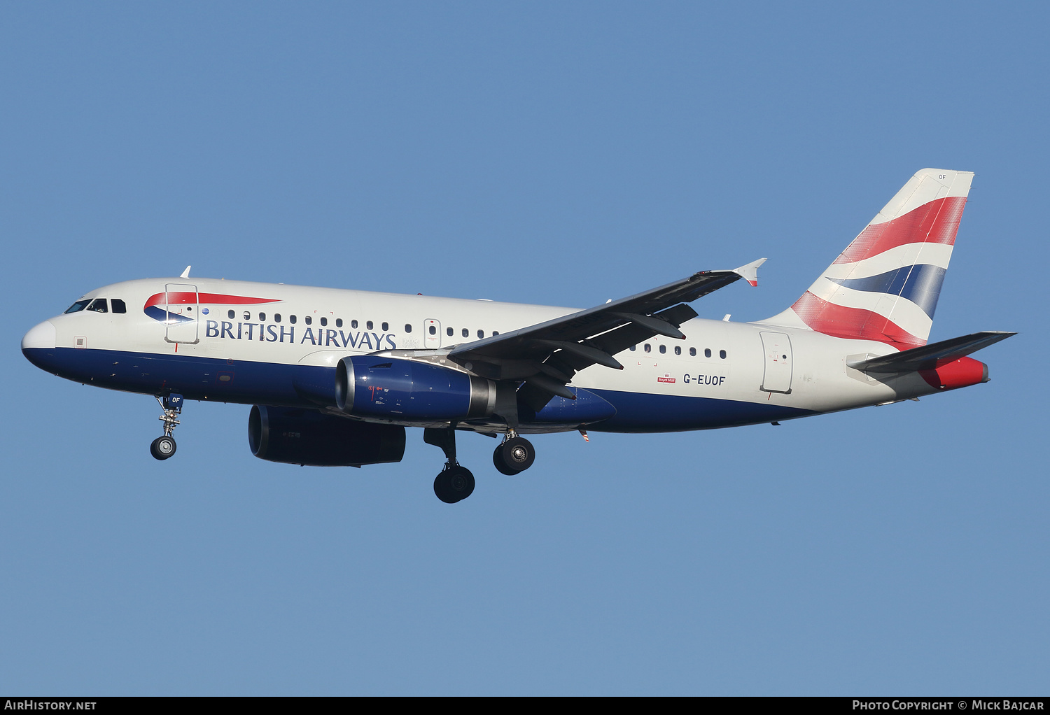 Aircraft Photo of G-EUOF | Airbus A319-131 | British Airways | AirHistory.net #398285