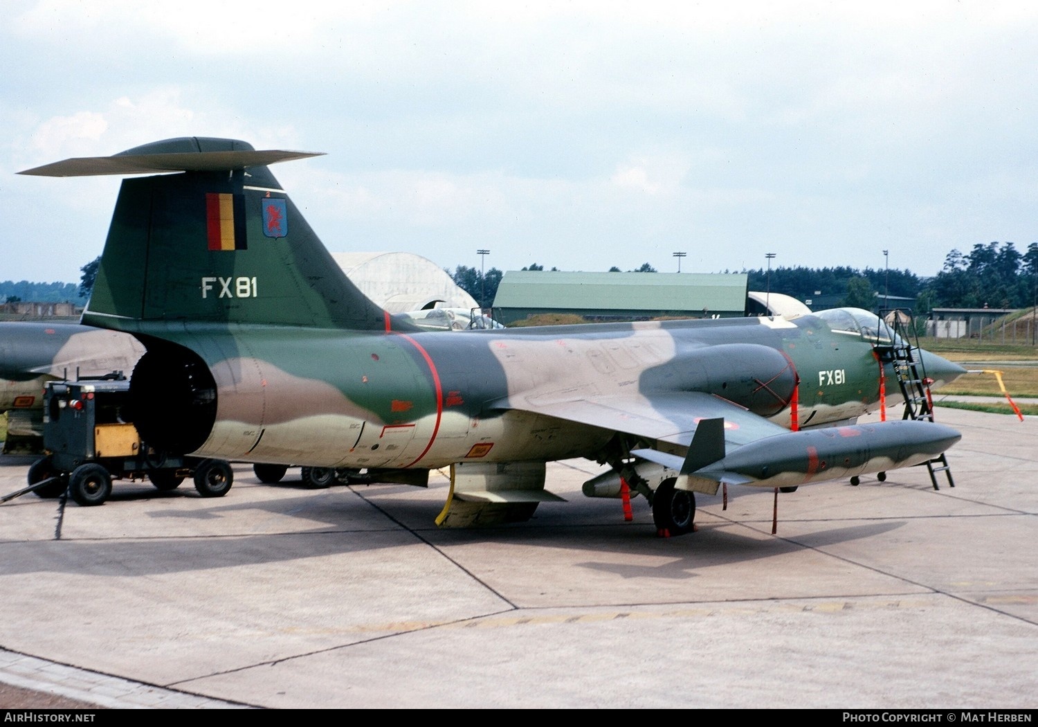 Aircraft Photo of FX81 | Lockheed F-104G Starfighter | Belgium - Air Force | AirHistory.net #398291