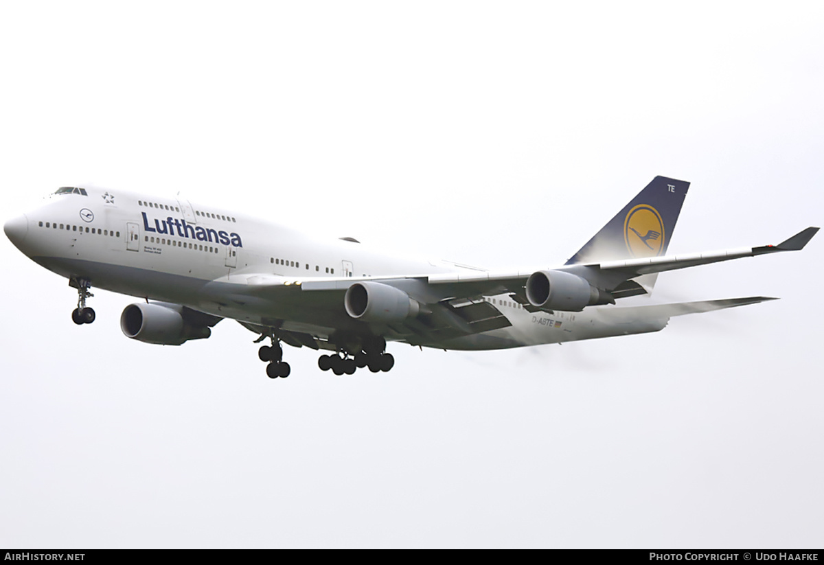 Aircraft Photo of D-ABTE | Boeing 747-430M | Lufthansa | AirHistory.net #398310