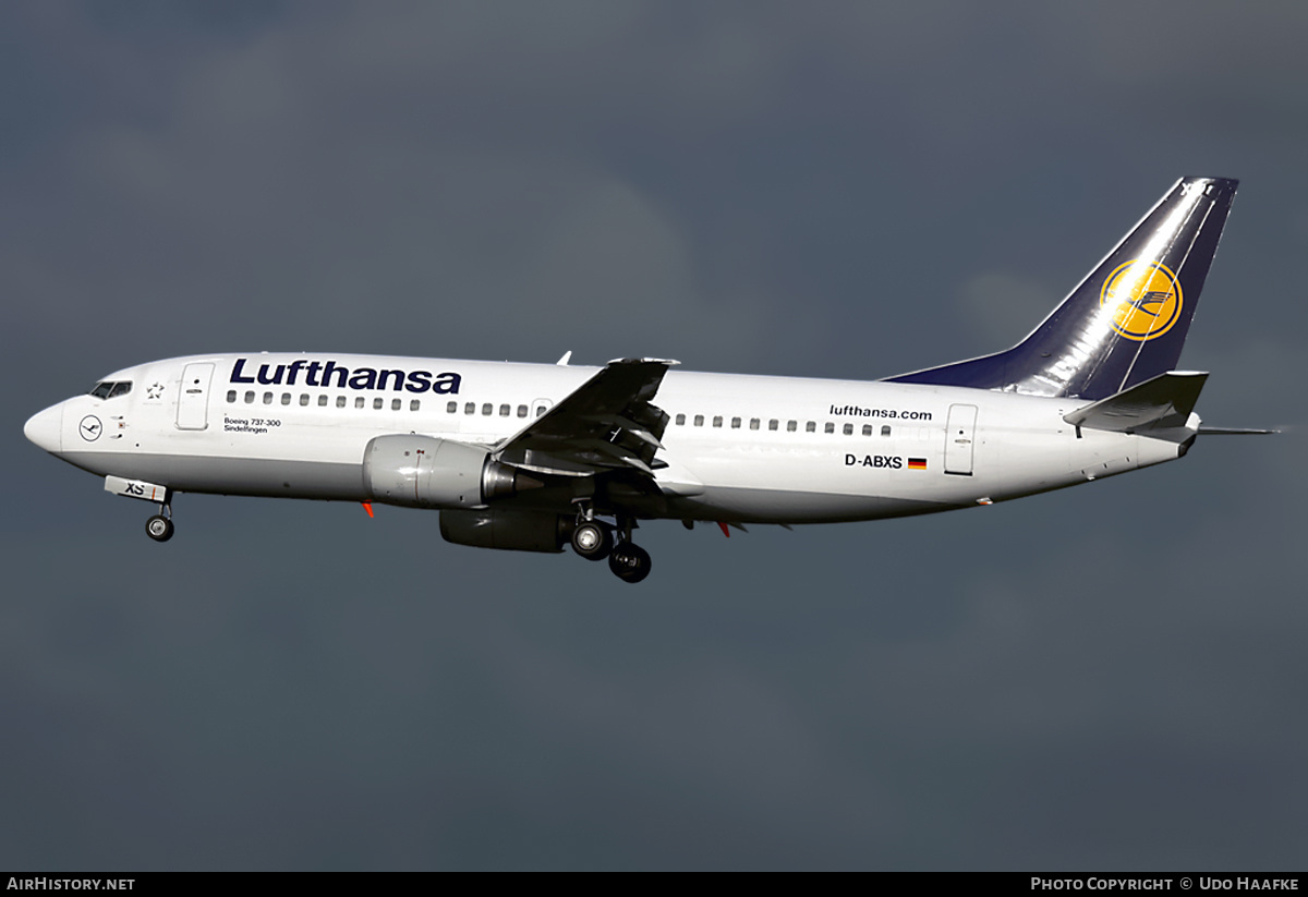 Aircraft Photo of D-ABXS | Boeing 737-330 | Lufthansa | AirHistory.net #398313