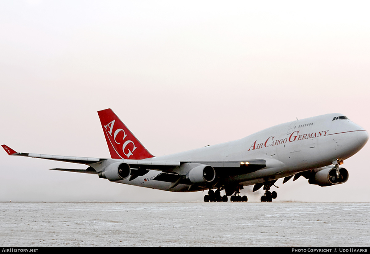 Aircraft Photo of D-ACGA | Boeing 747-409 | Air Cargo Germany - ACG | AirHistory.net #398317