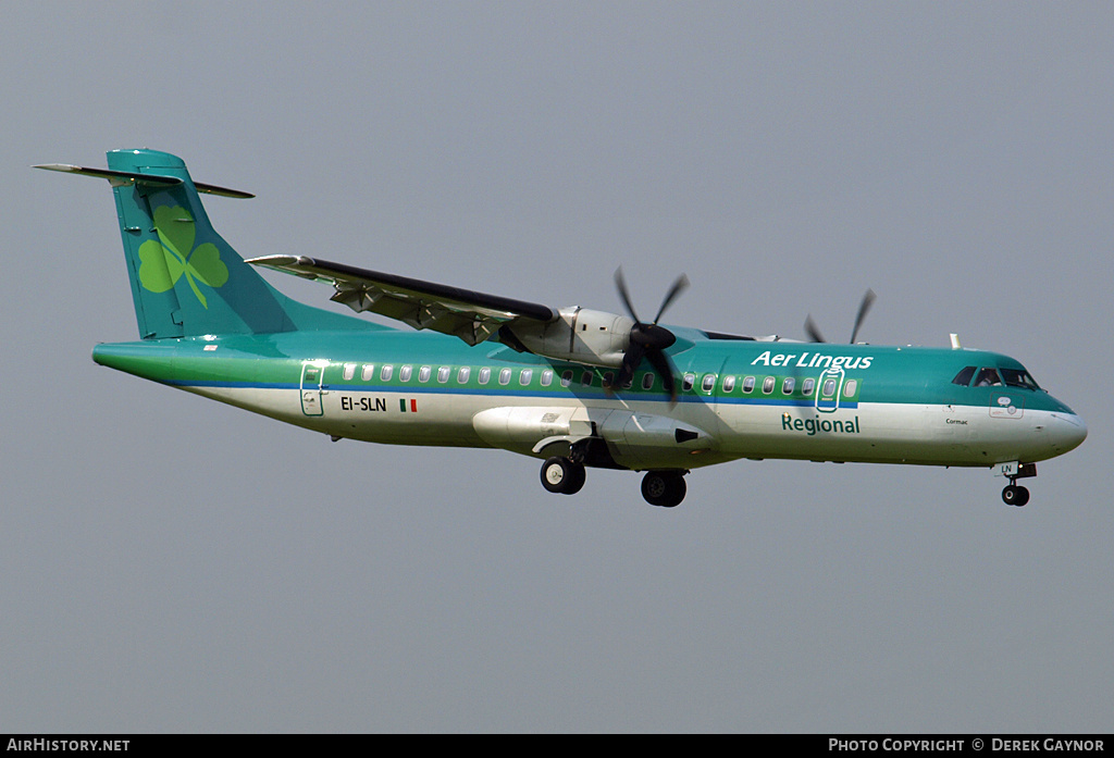 Aircraft Photo of EI-SLN | ATR ATR-72-212 | Aer Lingus Regional | AirHistory.net #398335