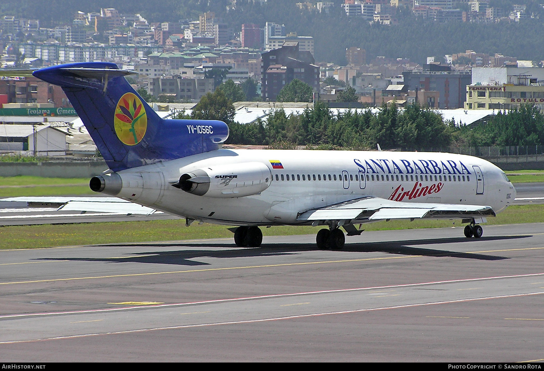 Aircraft Photo of YV-1056C | Boeing 727-2D3/Adv(RE) Super 27 | Santa Bárbara Airlines | AirHistory.net #398346