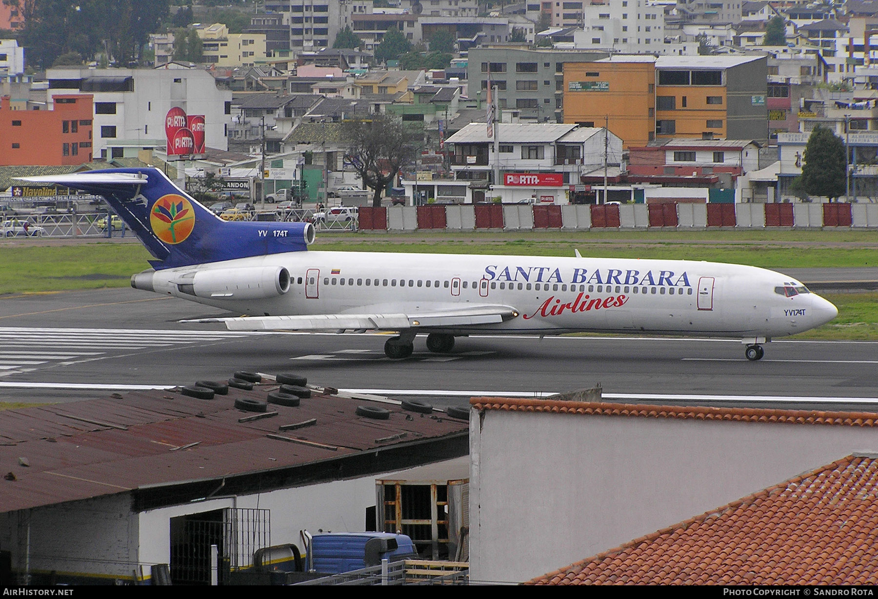 Aircraft Photo of YV-174T | Boeing 727-231/Adv(RE) Super 27 | Santa Bárbara Airlines | AirHistory.net #398351