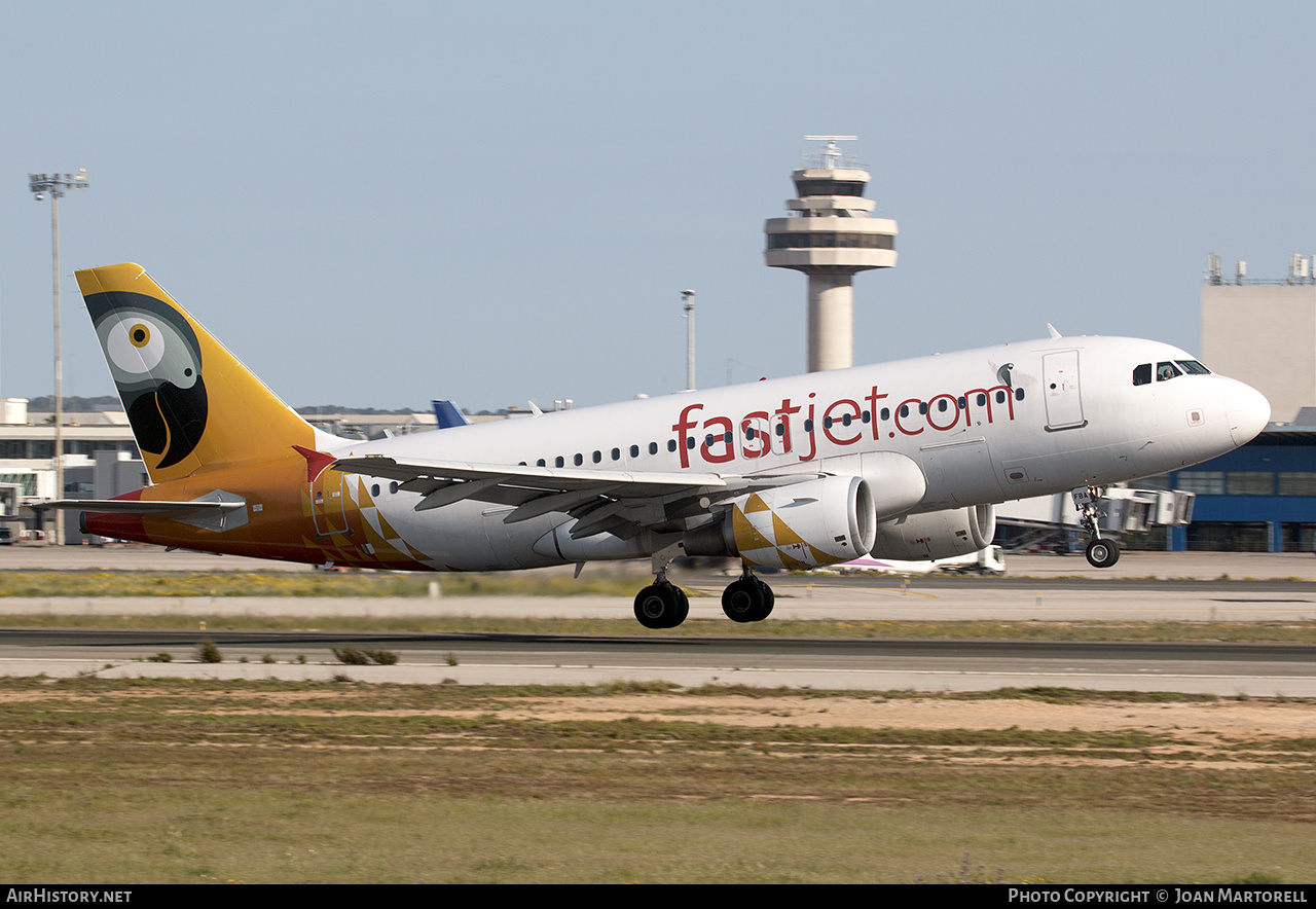 Aircraft Photo of LZ-FBA | Airbus A319-112 | Fastjet | AirHistory.net #398373