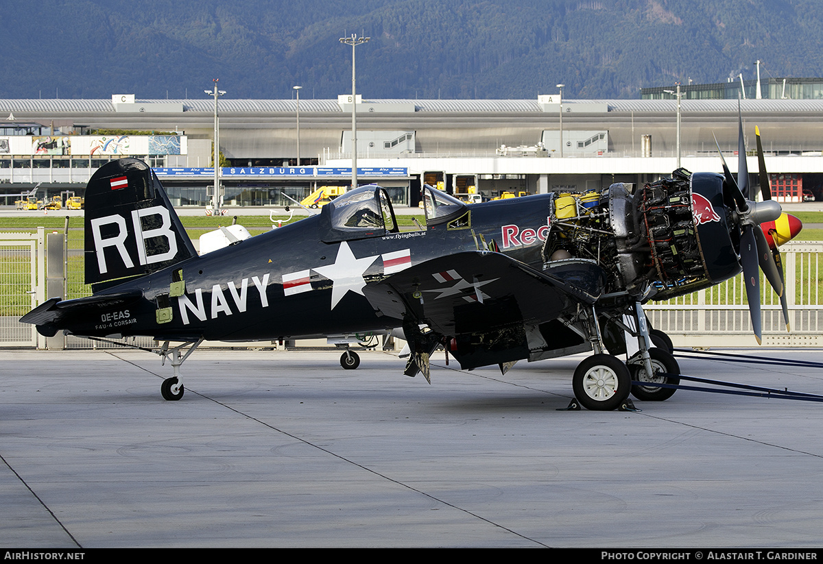 Aircraft Photo of OE-EAS | Vought F4U-4 Corsair | Red Bull | USA - Navy | AirHistory.net #398405