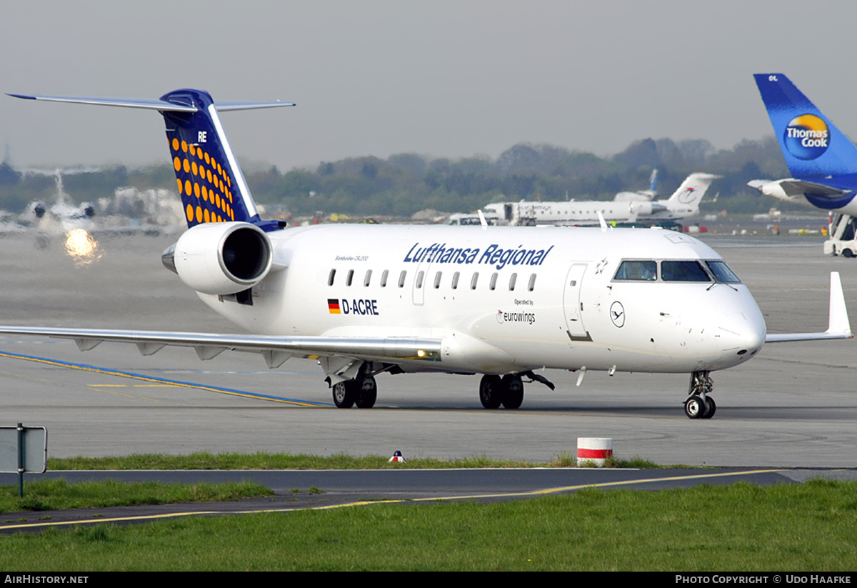 Aircraft Photo of D-ACRE | Bombardier CRJ-200ER (CL-600-2B19) | Lufthansa Regional | AirHistory.net #398412