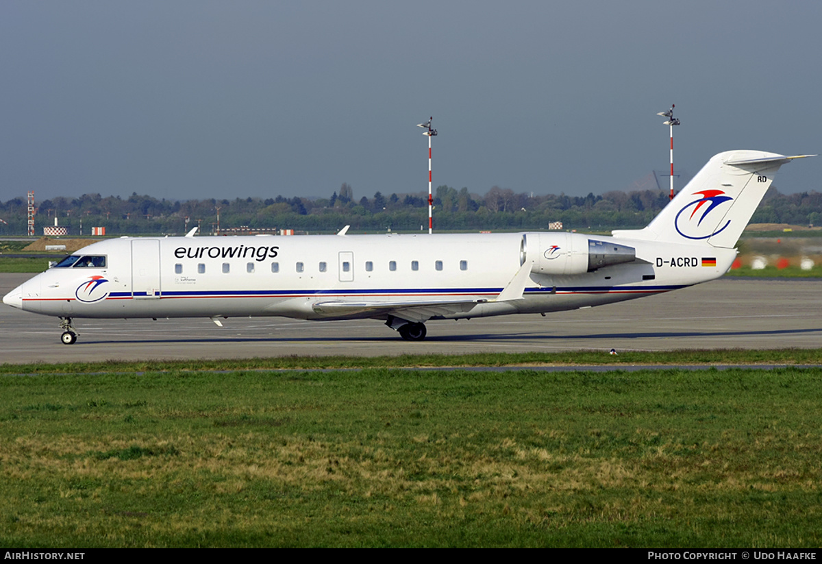 Aircraft Photo of D-ACRD | Bombardier CRJ-200ER (CL-600-2B19) | Eurowings | AirHistory.net #398425