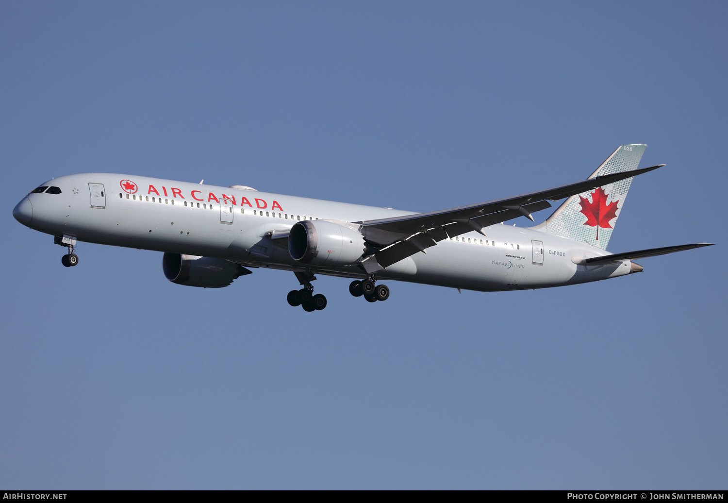Aircraft Photo of C-FGDX | Boeing 787-9 Dreamliner | Air Canada | AirHistory.net #398434