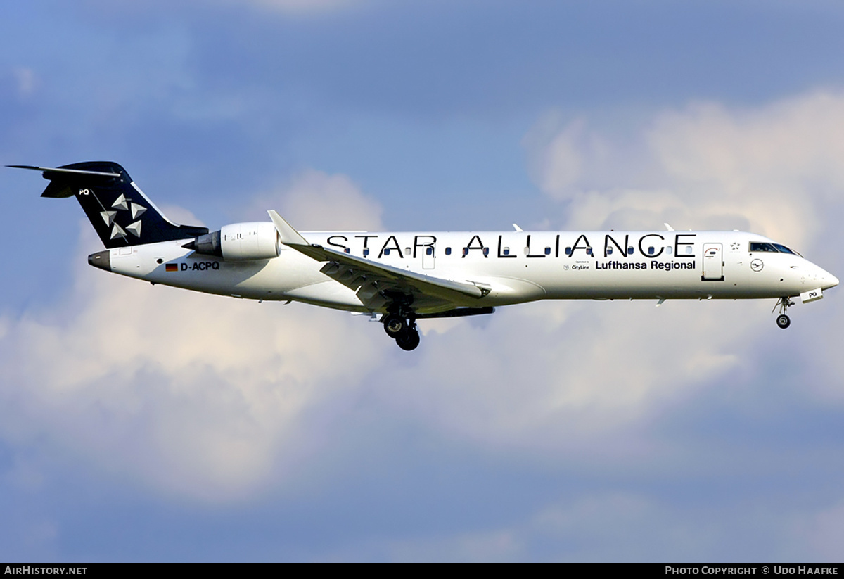 Aircraft Photo of D-ACPQ | Bombardier CRJ-701ER (CL-600-2C10) | Lufthansa Regional | AirHistory.net #398444