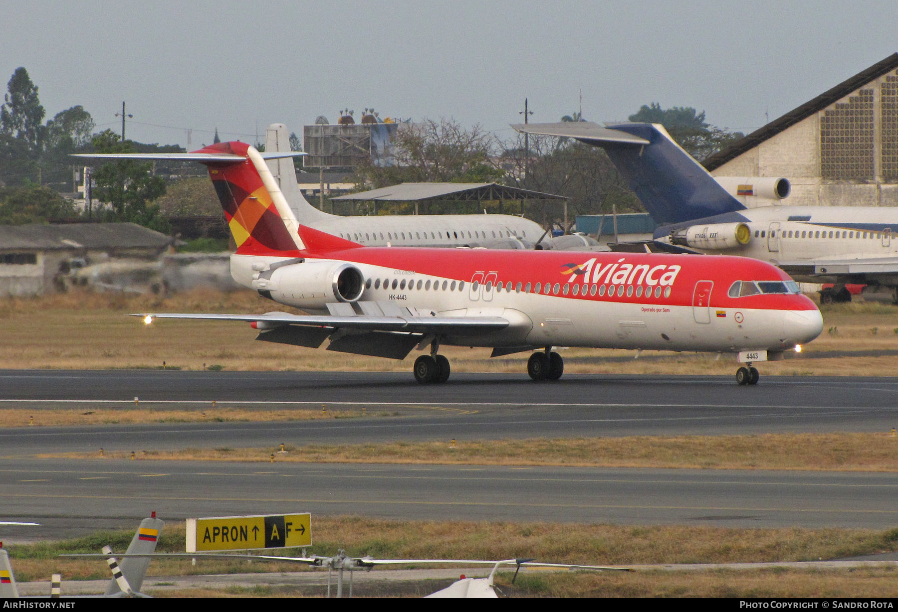 Aircraft Photo of HK-4443 | Fokker 100 (F28-0100) | Avianca | AirHistory.net #398464