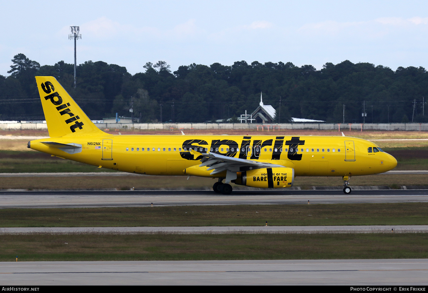 Aircraft Photo of N612NK | Airbus A320-232 | Spirit Airlines | AirHistory.net #398509