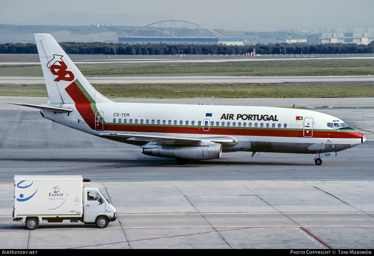 Aircraft Photo of CS-TEM | Boeing 737-282/Adv | TAP Air Portugal | AirHistory.net #398514
