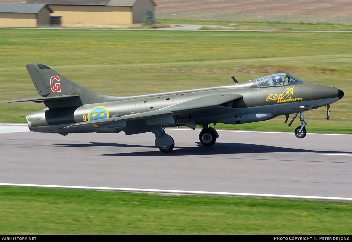 Aircraft Photo of SE-DXM / 34033 | Hawker Hunter F58 | Sweden - Air Force | AirHistory.net #398515