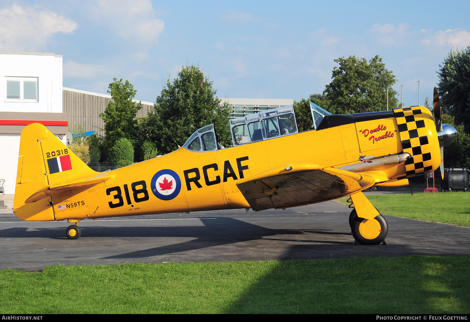 Aircraft Photo of N59TS / 20318 | North American T-6H Harvard Mk IV | Canada - Air Force | AirHistory.net #398539