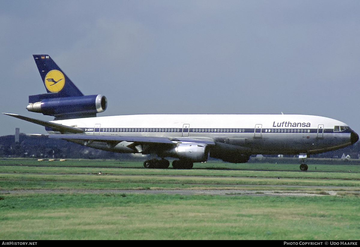 Aircraft Photo of D-ADGO | McDonnell Douglas DC-10-30 | Lufthansa | AirHistory.net #398544