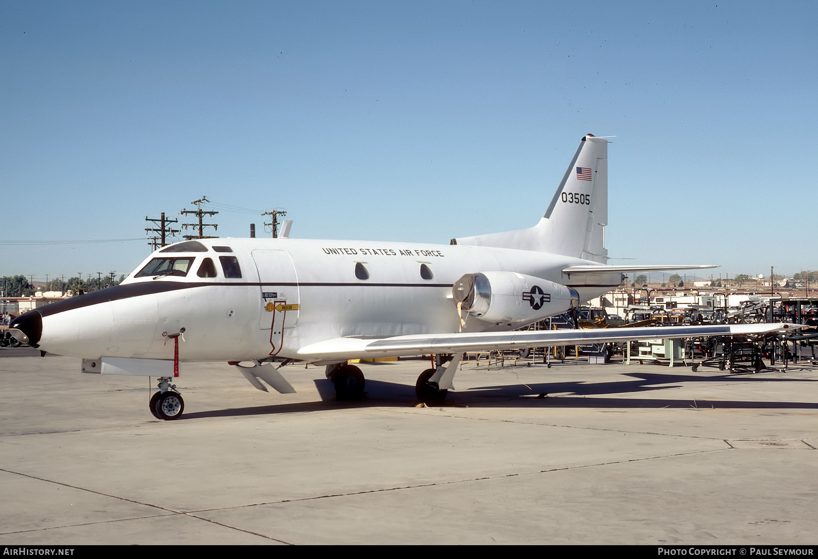 Aircraft Photo of 60-3505 / 03505 | North American CT-39A | USA - Air Force | AirHistory.net #398545