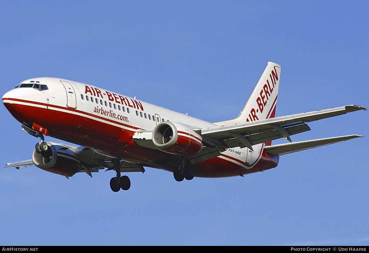 Aircraft Photo of D-ADIF | Boeing 737-3L9 | Air Berlin | AirHistory.net #398546