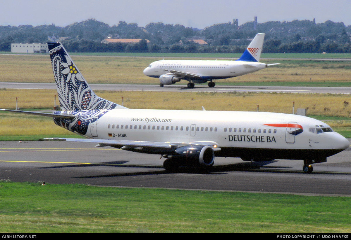 Aircraft Photo of D-ADIB | Boeing 737-36Q | Deutsche BA | AirHistory.net #398548