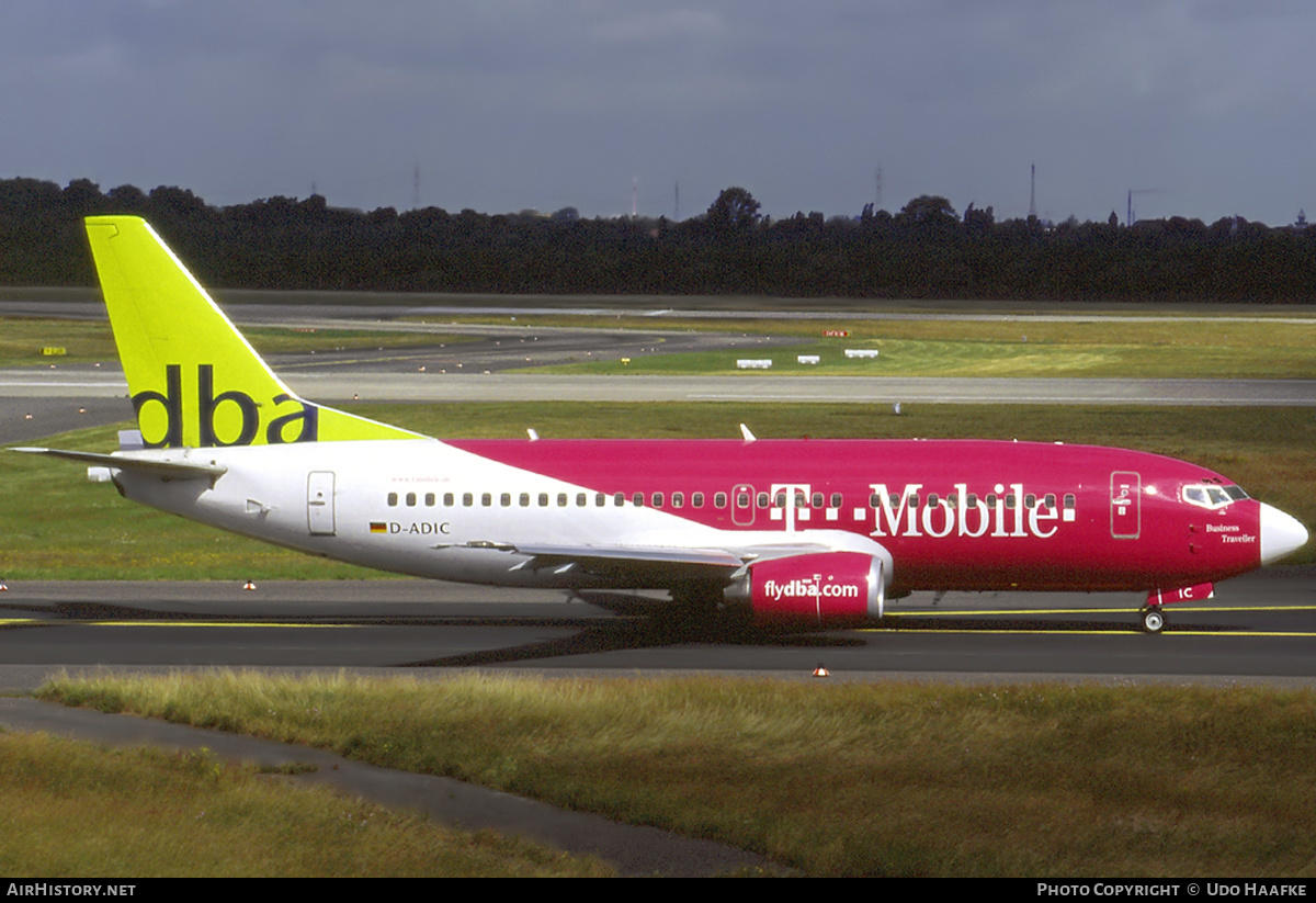 Aircraft Photo of D-ADIC | Boeing 737-36Q | DBA - Deutsche BA | AirHistory.net #398549