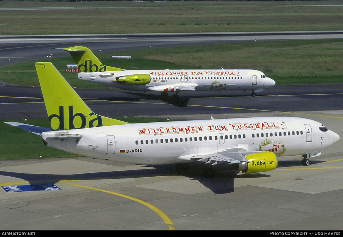 Aircraft Photo of D-ADIG | Boeing 737-3L9 | DBA - Deutsche BA | AirHistory.net #398551