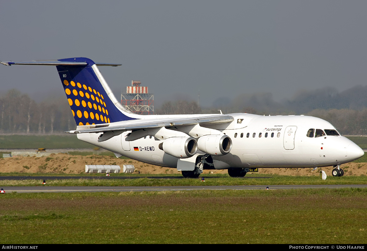 Aircraft Photo of D-AEWD | British Aerospace BAe-146-200 | Eurowings | AirHistory.net #398561