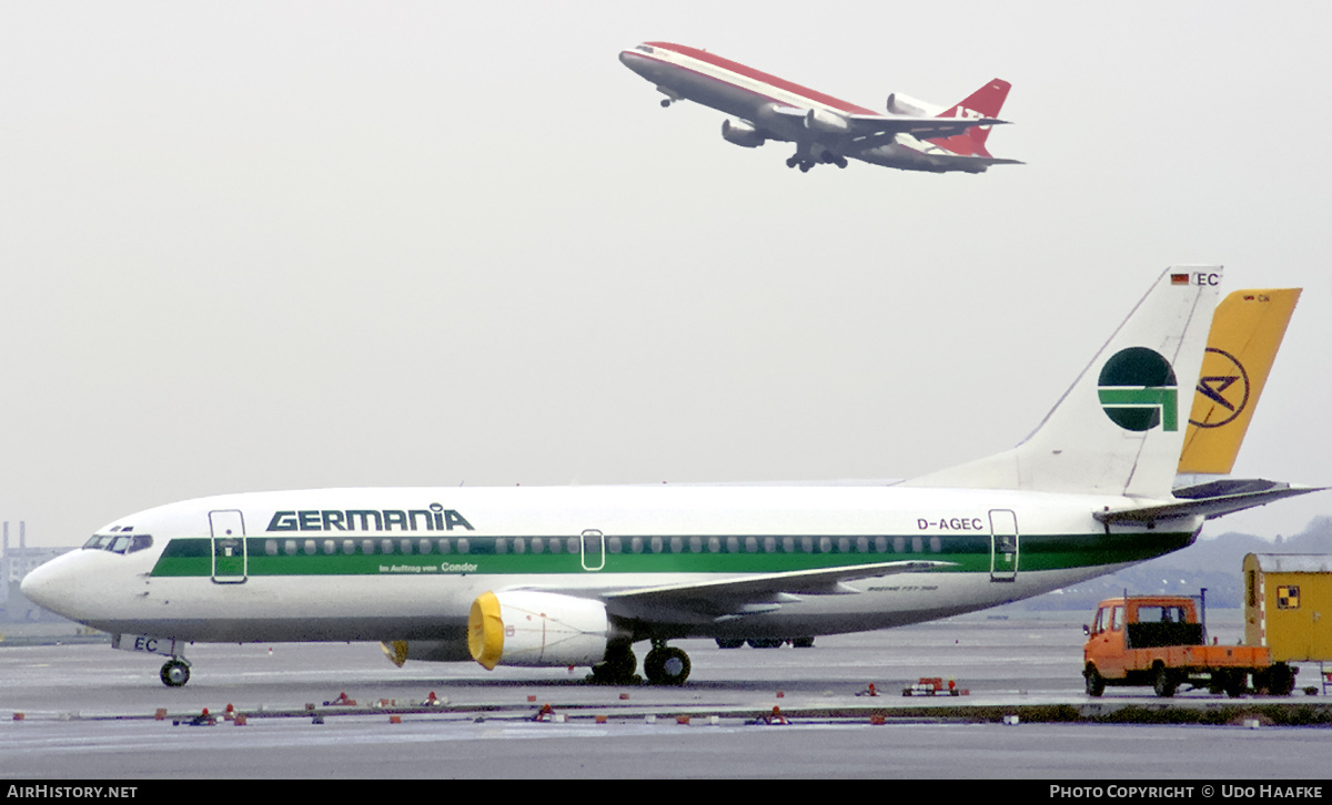 Aircraft Photo of D-AGEC | Boeing 737-35B | Germania | AirHistory.net #398567