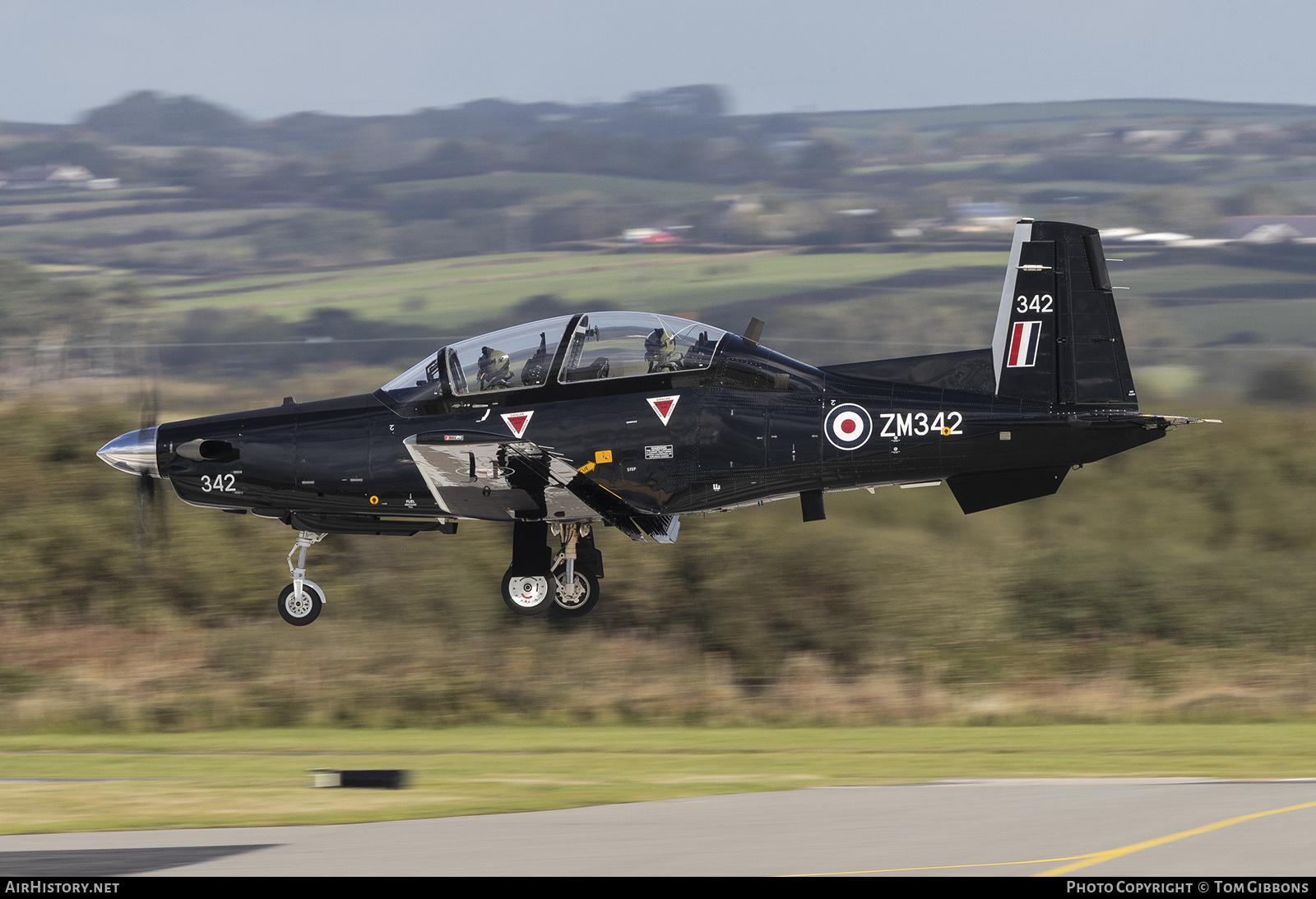 Aircraft Photo of ZM342 | Textron T-6C Texan T1 | UK - Air Force | AirHistory.net #398572
