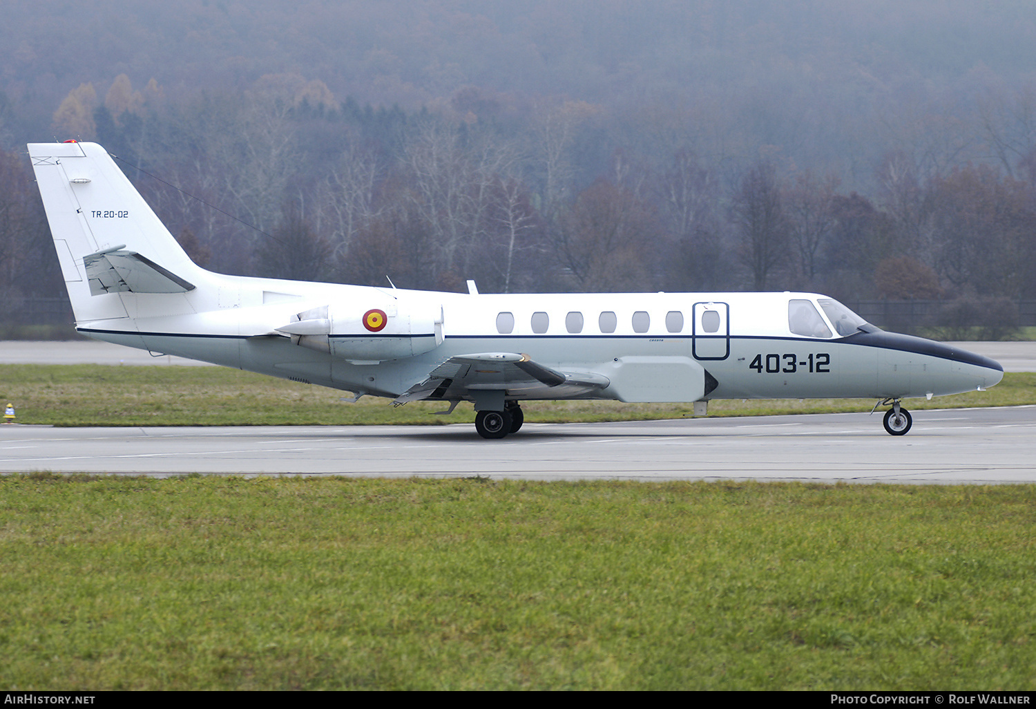 Aircraft Photo of TR.20-02 | Cessna 560 Citation V | Spain - Air Force | AirHistory.net #398580