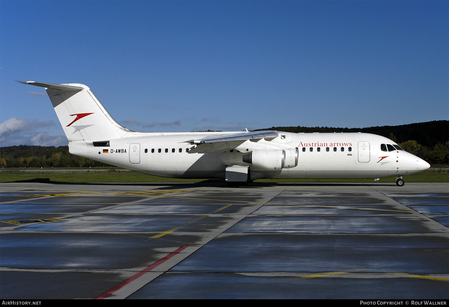Aircraft Photo of D-AWBA | British Aerospace BAe-146-300 | Austrian Arrows | AirHistory.net #398581