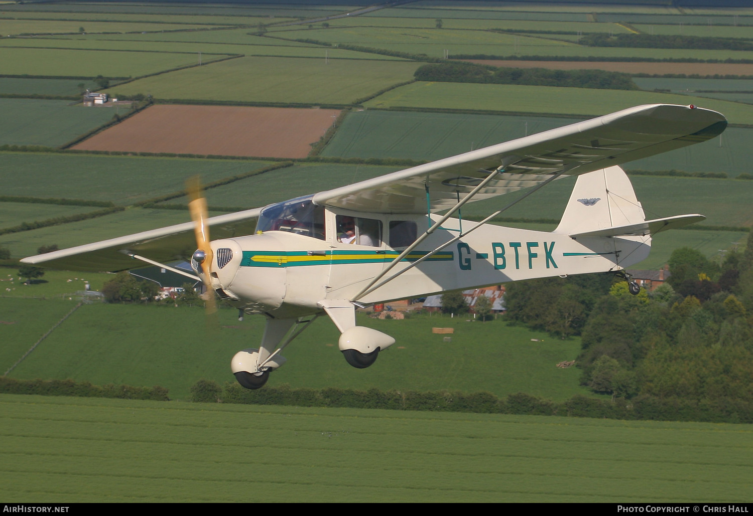 Aircraft Photo of G-BTFK | Taylorcraft BC-12D Twosome | AirHistory.net #398585