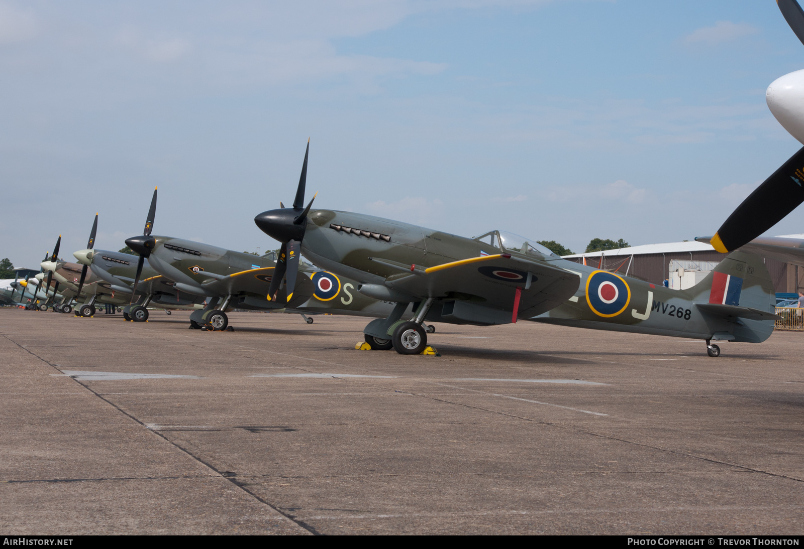 Aircraft Photo of G-SPIT / MV268 | Supermarine 379 Spitfire FR14E | UK - Air Force | AirHistory.net #398595