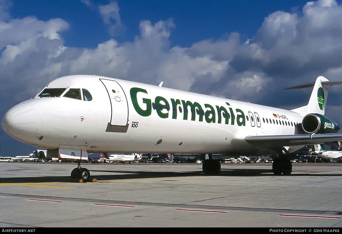 Aircraft Photo of D-AGPL | Fokker 100 (F28-0100) | Germania | AirHistory.net #398621