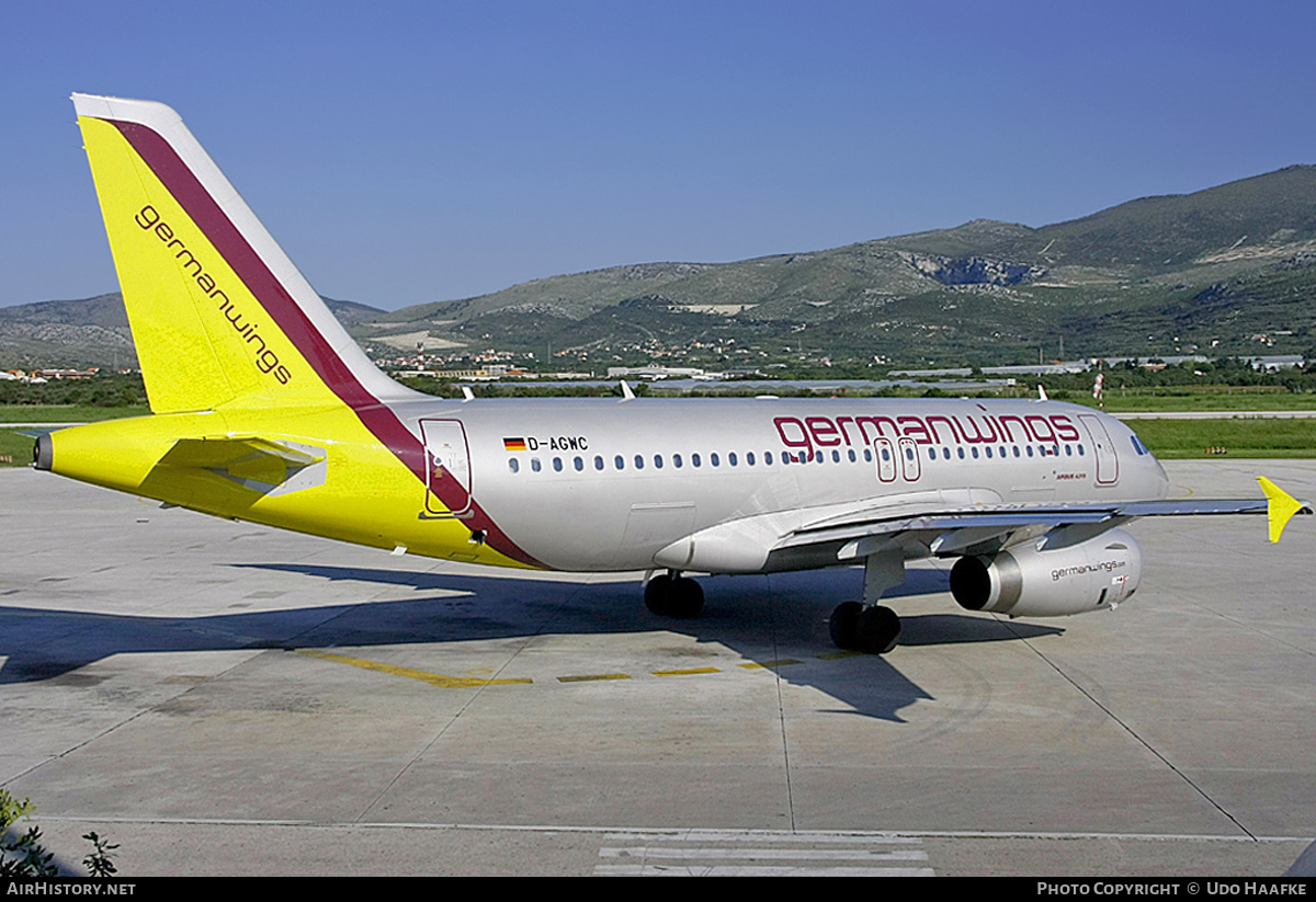 Aircraft Photo of D-AGWC | Airbus A319-132 | Germanwings | AirHistory.net #398650