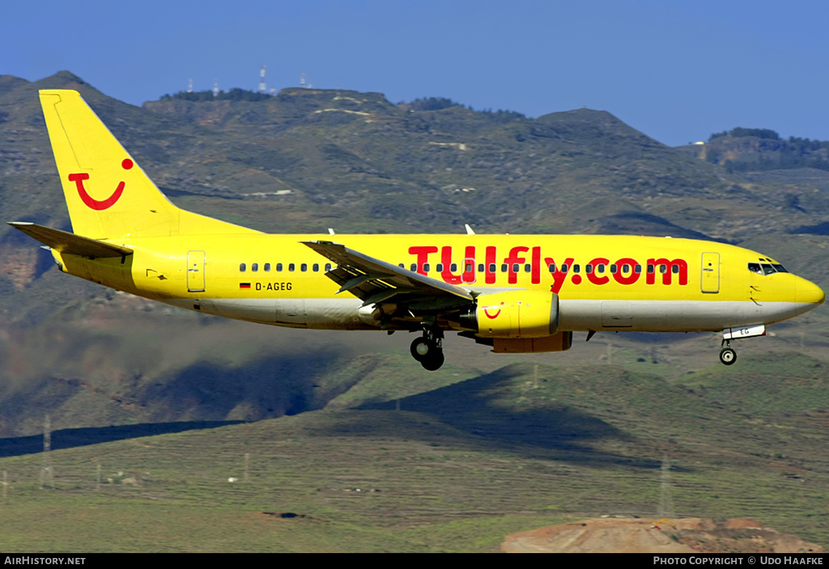 Aircraft Photo of D-AGEG | Boeing 737-35B | TUIfly | AirHistory.net #398669