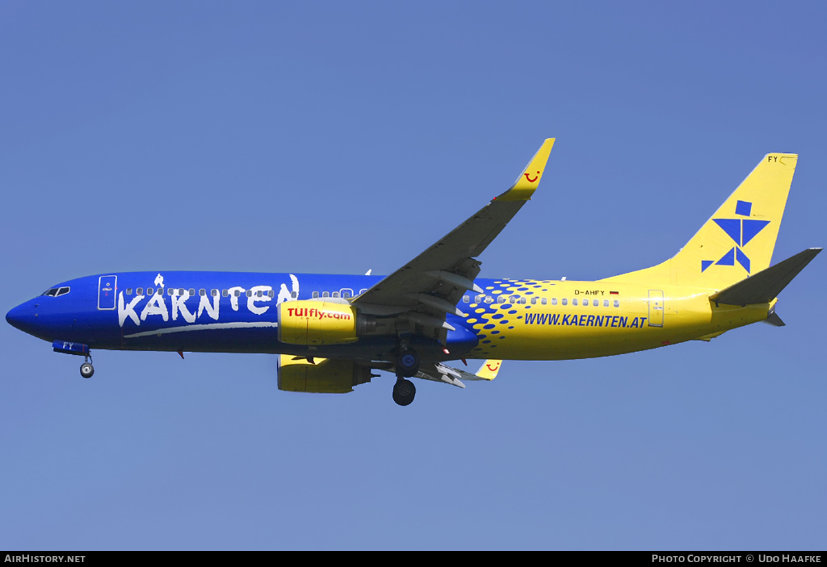 Aircraft Photo of D-AHFY | Boeing 737-8K5 | TUIfly | AirHistory.net #398671