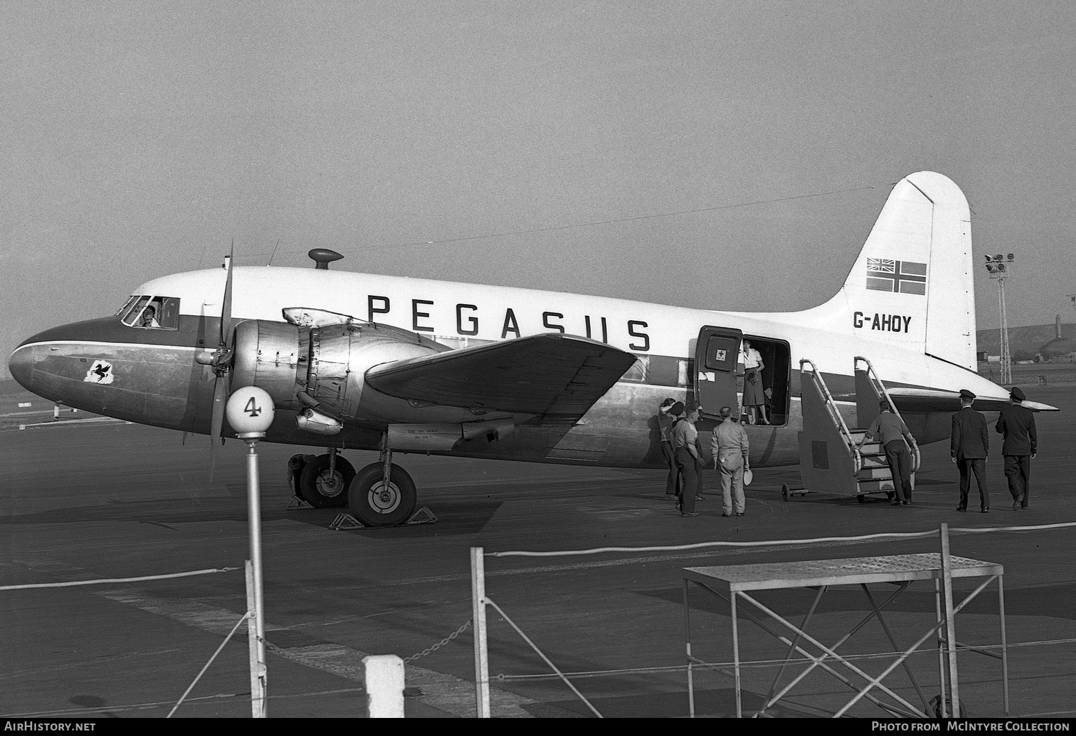 Aircraft Photo of G-AHOY | Vickers 639 Viking 1 | Pegasus Airlines | AirHistory.net #398684