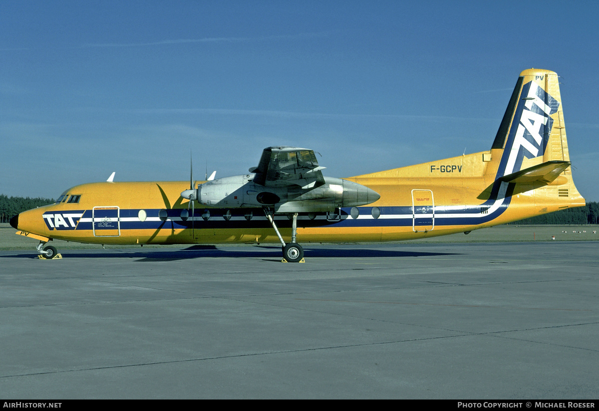 Aircraft Photo of F-GCPV | Fairchild Hiller FH-227B | TAT - Transport Aérien Transrégional | AirHistory.net #398696