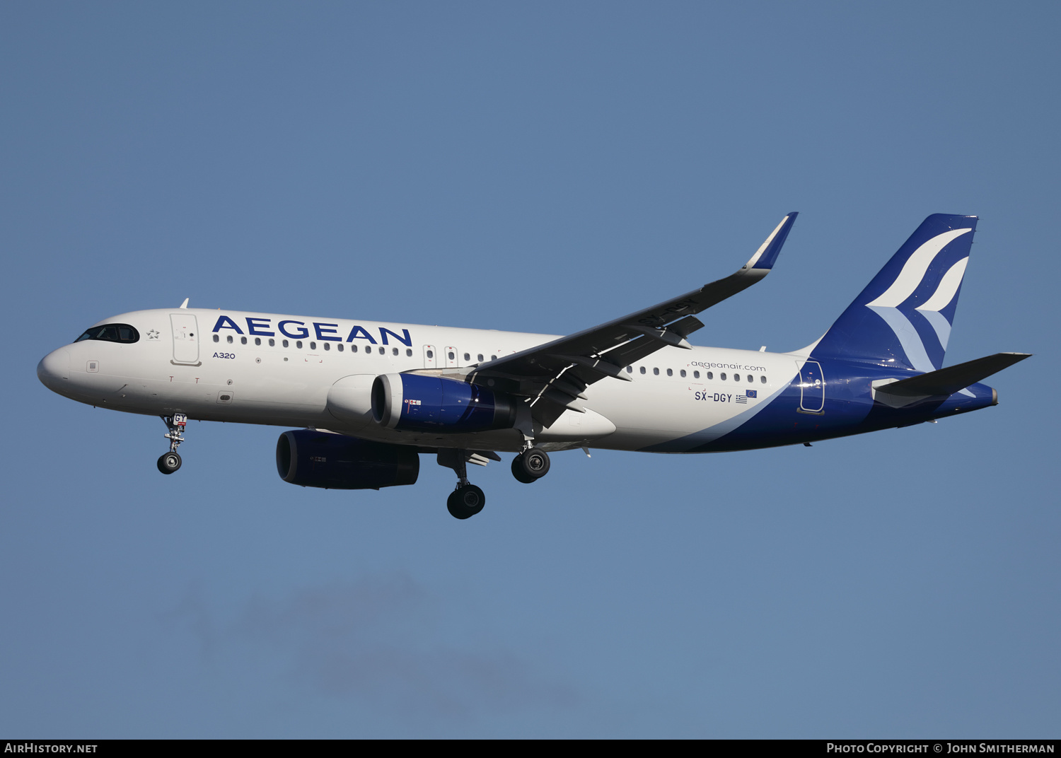 Aircraft Photo of SX-DGY | Airbus A320-232 | Aegean Airlines | AirHistory.net #398704