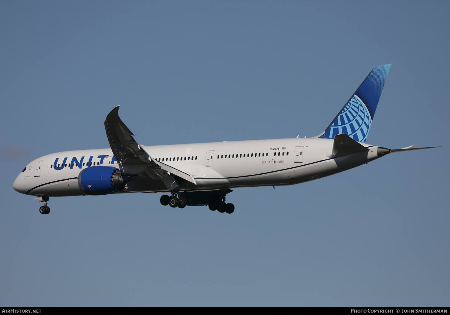 Aircraft Photo of N29975 | Boeing 787-9 Dreamliner | United Airlines | AirHistory.net #398713